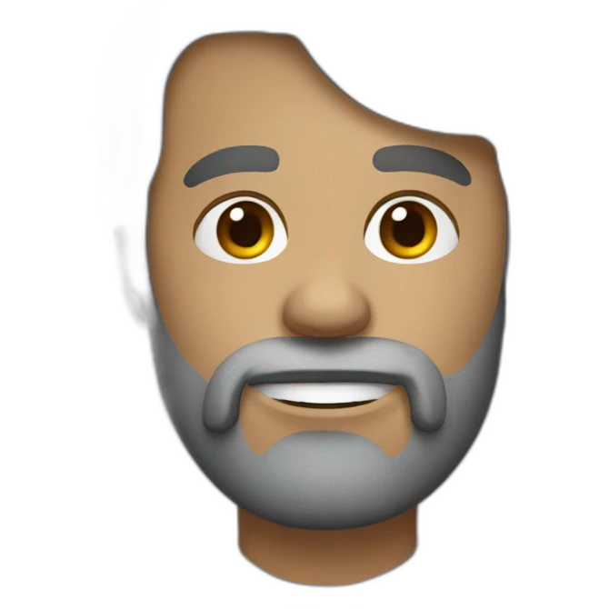 Gigachad gray emoji