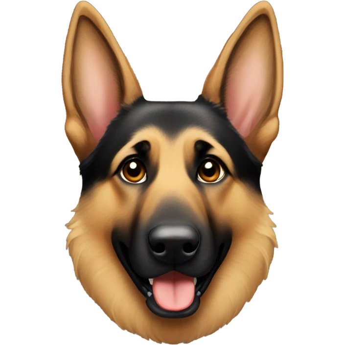 German shepherd  emoji