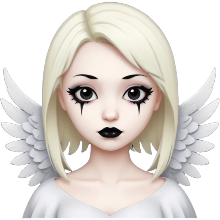 angel vampire paper angels wings emo emoji