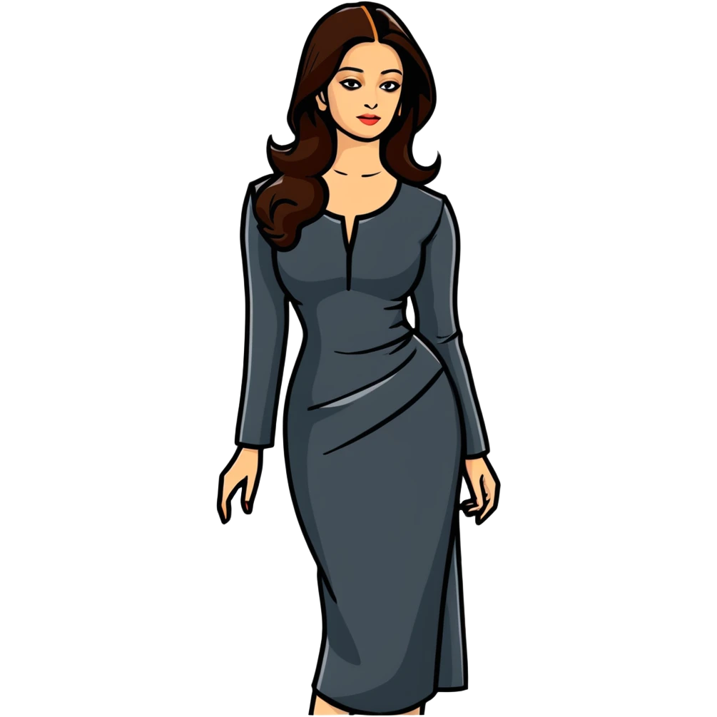 Aishwarya Rai, Bollywood actress, Miss World, elegant pose emoji