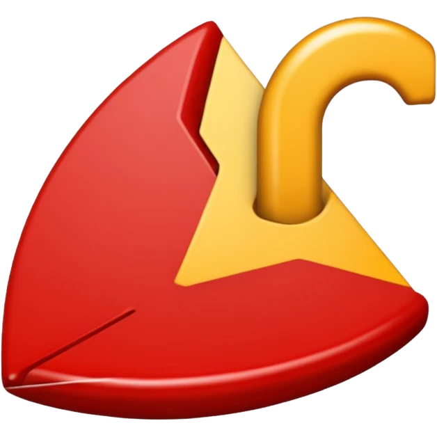 roter Kreis mit diagonale nach unten emoji