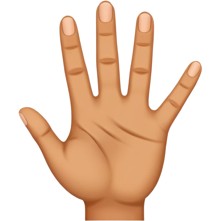 Una mano diciendo no ya no emoji