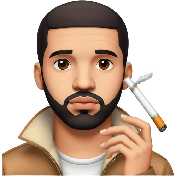 drake smoking cigarettes  emoji