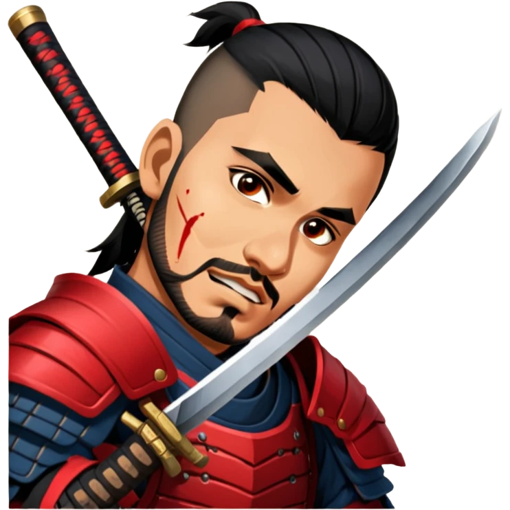 Battle-Ready Samurai emoji