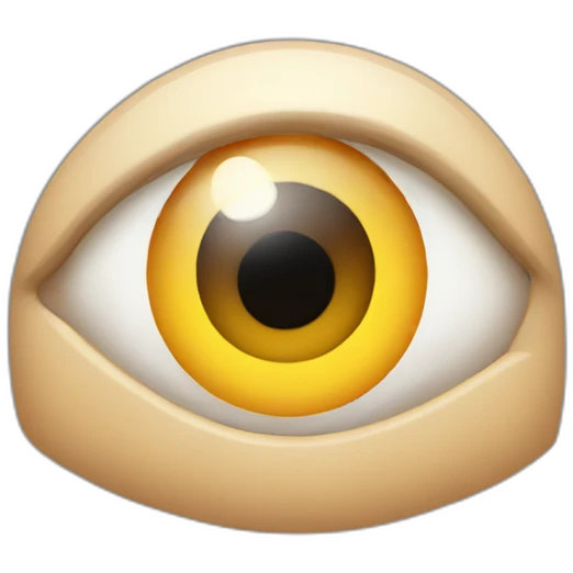 Funny stalk eye emoji