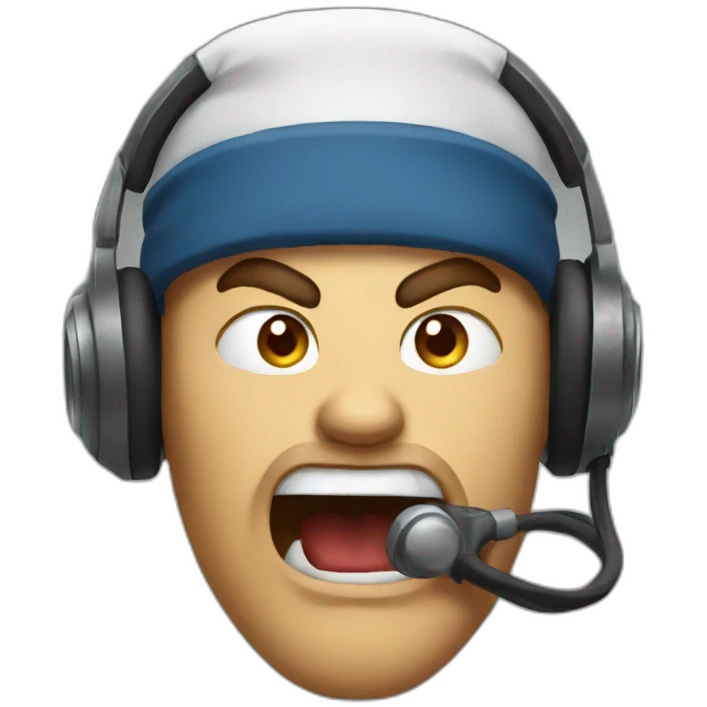 Gamer rage emoji