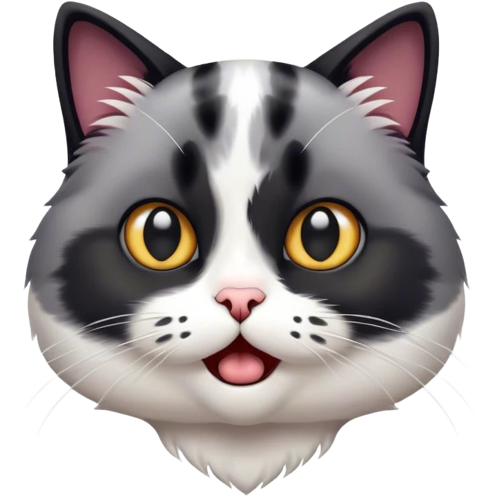 Chat qui est choqué  emoji