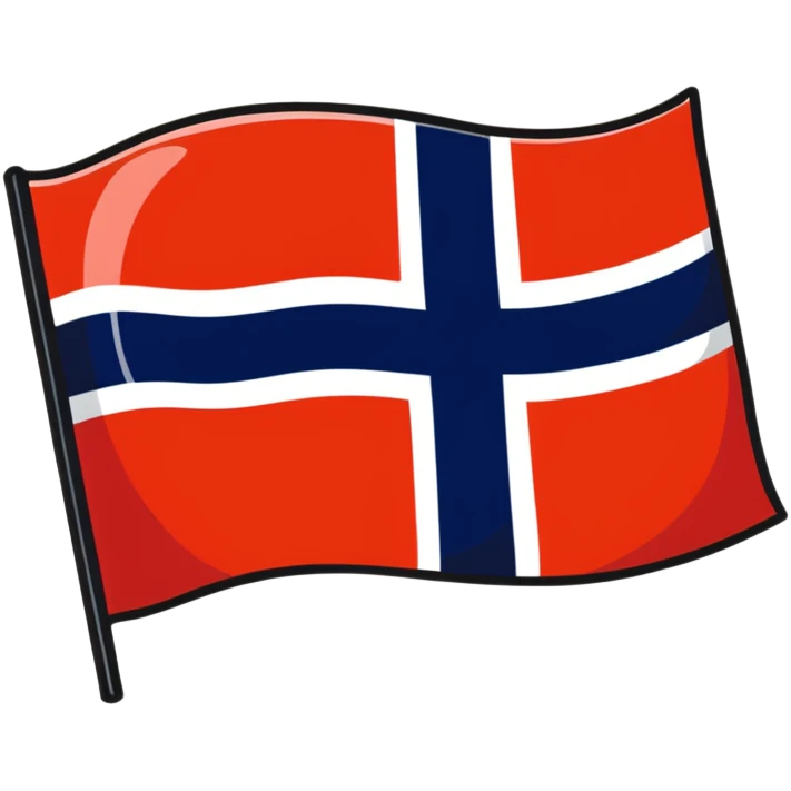 Norwegian Norway Flag of Norway emoji