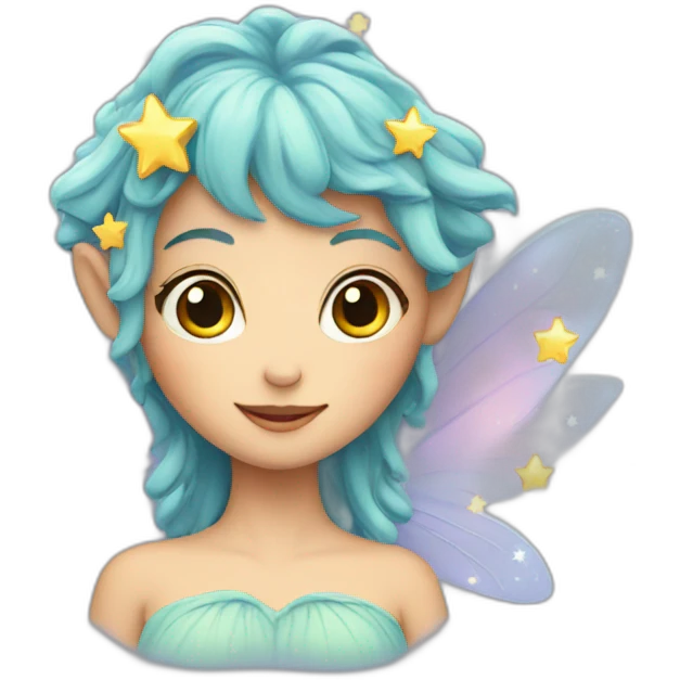 fairy with stars emoji