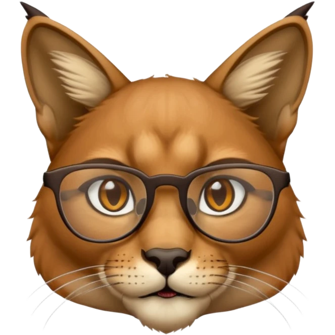 Caracal glasses  w emoji