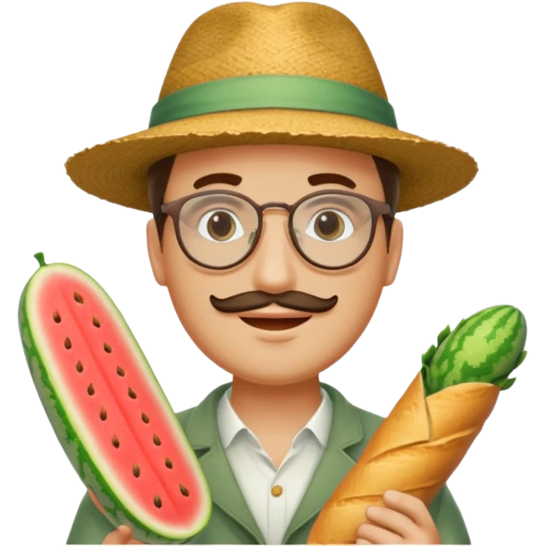 Un humain homme avec un chapeau melon et des sunglasse et une baguette magique emoji