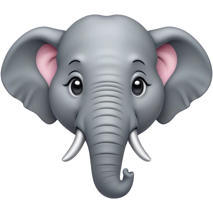 Cinematic Comical Elephant Portrait Emoji, Head tilted dramatically with an exaggeratedly amused expression, featuring a striking gray hide with whimsical wrinkles and wide, expressive eyes full of playful disbelief, Simplified yet hilariously expressive features, highly detailed, glowing with a slightly sassy glow, high shine, dramatic yet playful, stylized with an air of cheeky mischief, bright and endearing, soft glowing outline, capturing the essence of a spirited and over-the-top elephant, so meme-worthy it feels like it could trumpet its way into internet fame instantly! emoji
