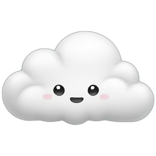 Cute Cloud emoji