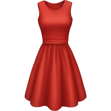 red dress emoji