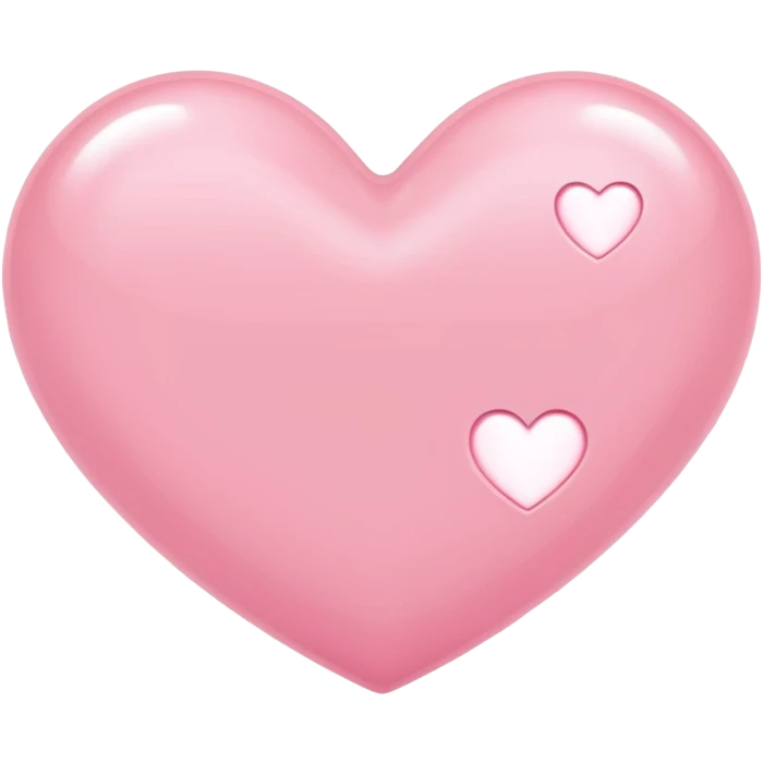 Light pink hearts emoji