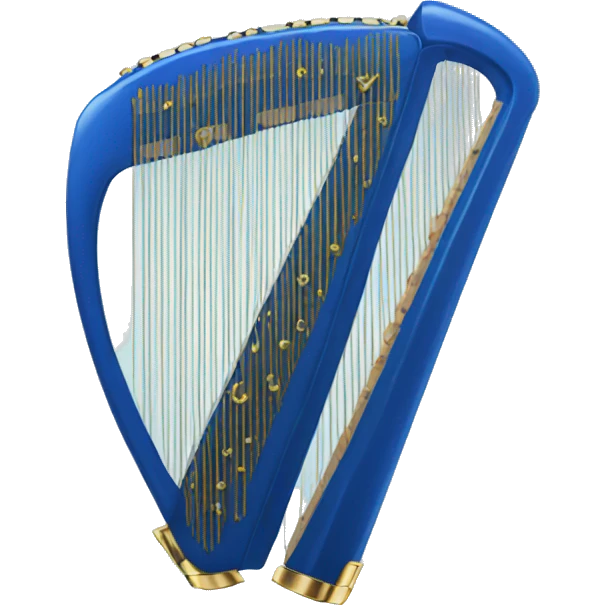blue auto harp emoji