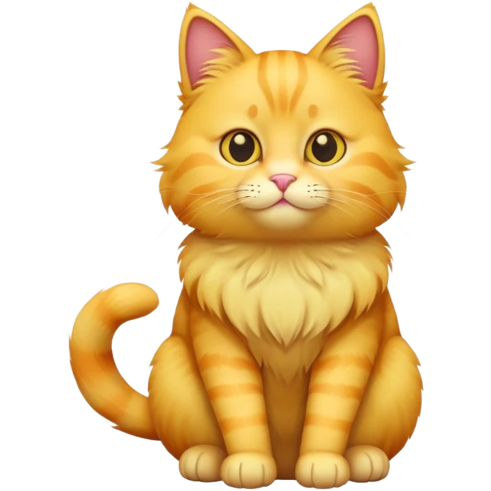 Yellow cat emoji