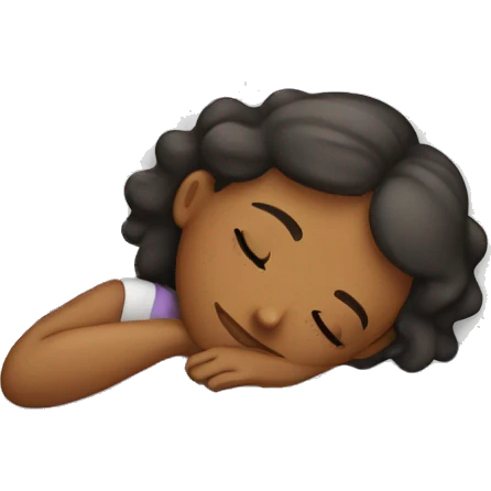girl sleeping emoji