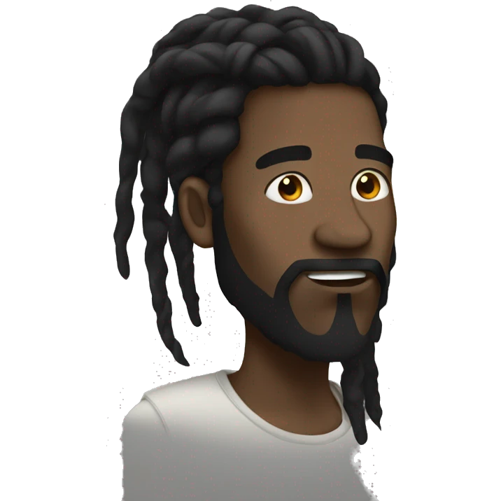 black dreadhead emoji