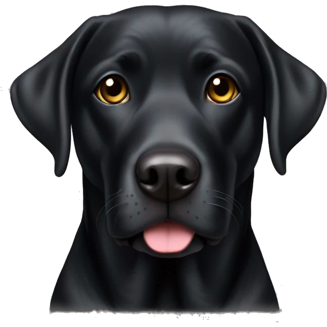 black english lab emoji