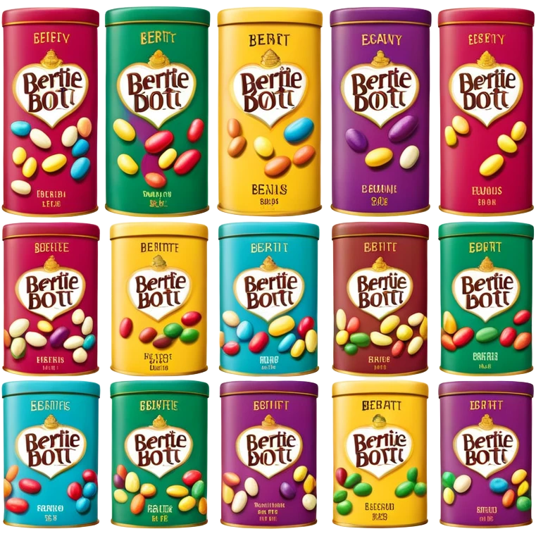 Bertie bott’s every flavour beans box from the wizarding world of Harry Potter emoji