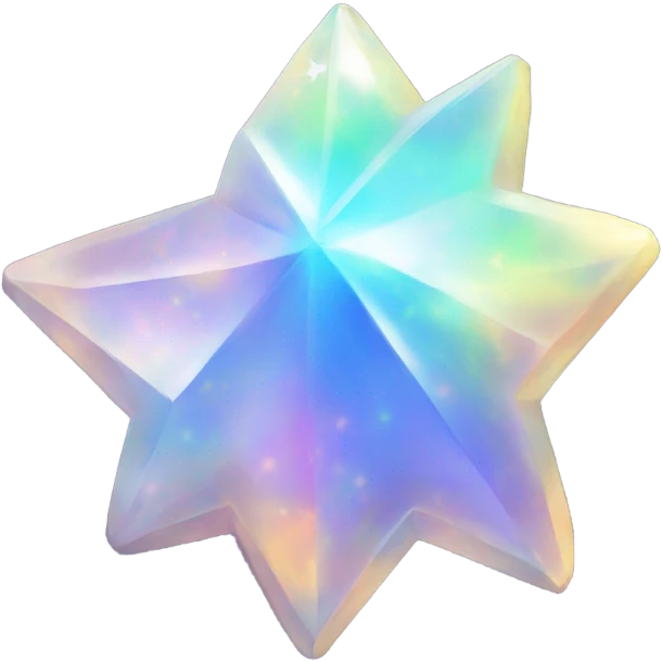 star cluster opal crystal emoji