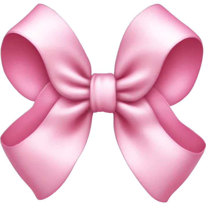 light pink girly bow emoji