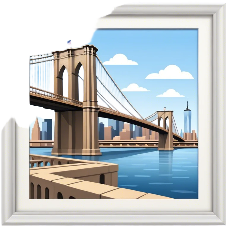 Brooklyn bridge emoji