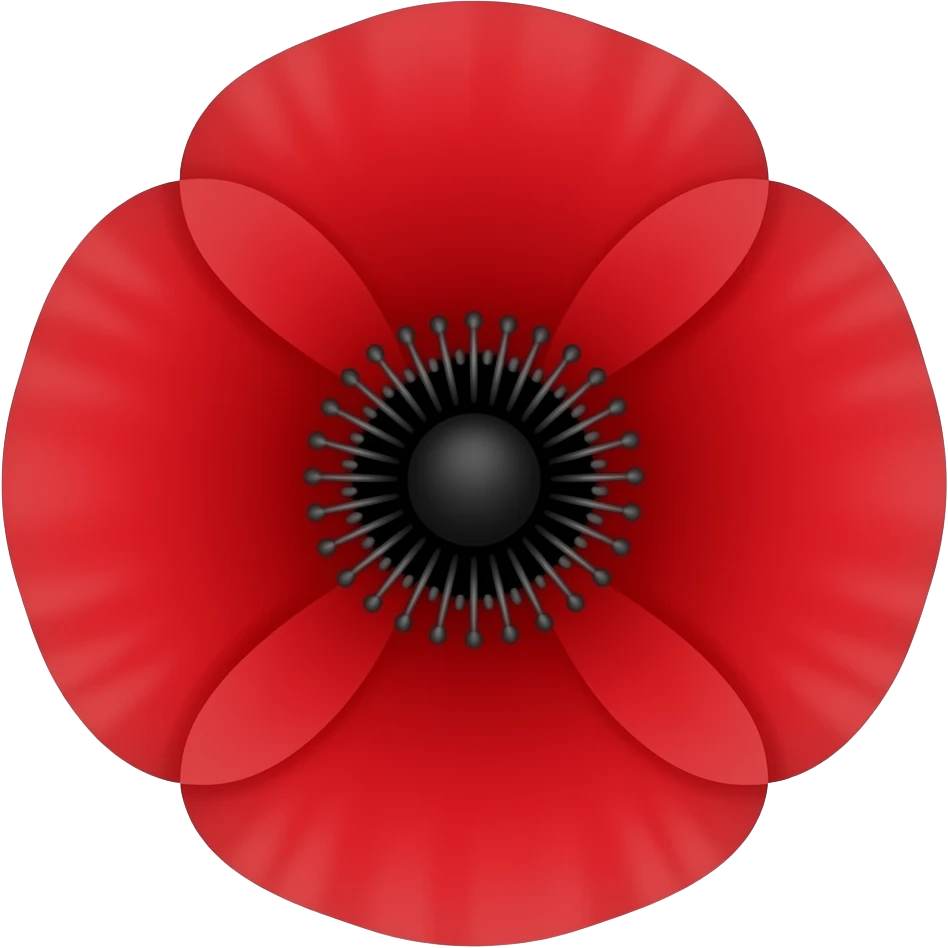 Can you make a red poppy for Anzac Day emoji