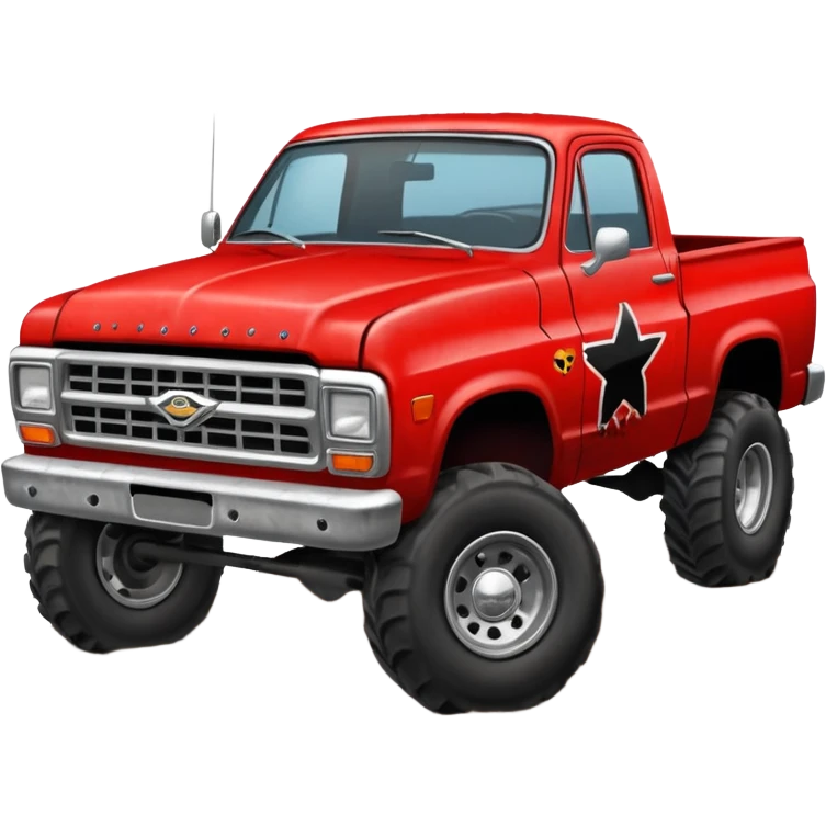 demolition derby pickup truck emoji