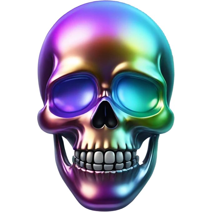 Skull multi chromeemoji emoji
