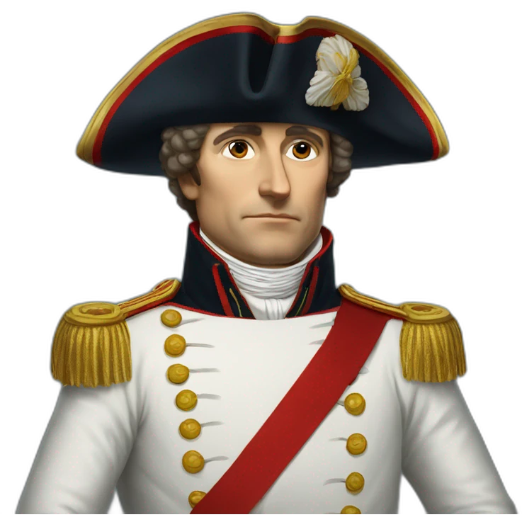 Napoleon en tenue de sacre emoji