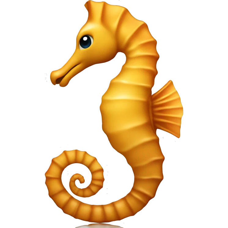 The Iphone seahorse emoji