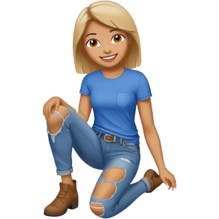 use the 2nd image and remove the pockets on the knee part emoji