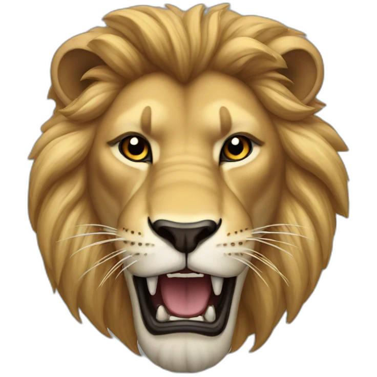 roaring lion emoji