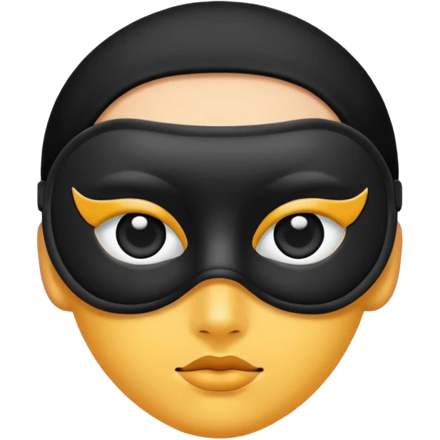 bold fit eye mask emoji