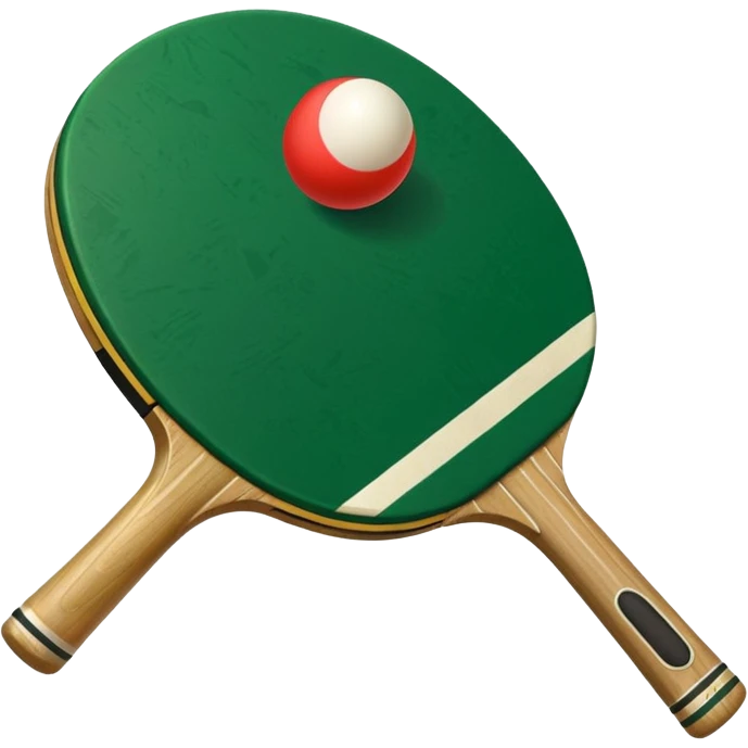 green pingpong racket emoji