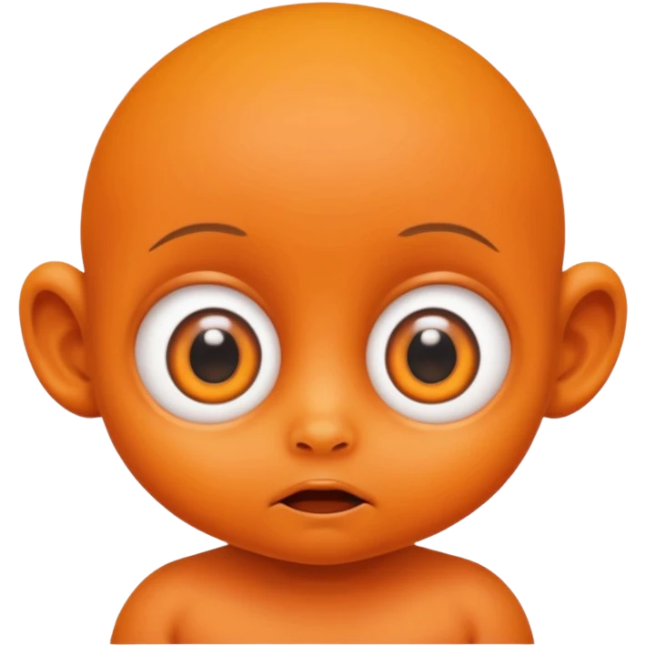 orange mutant baby emoji