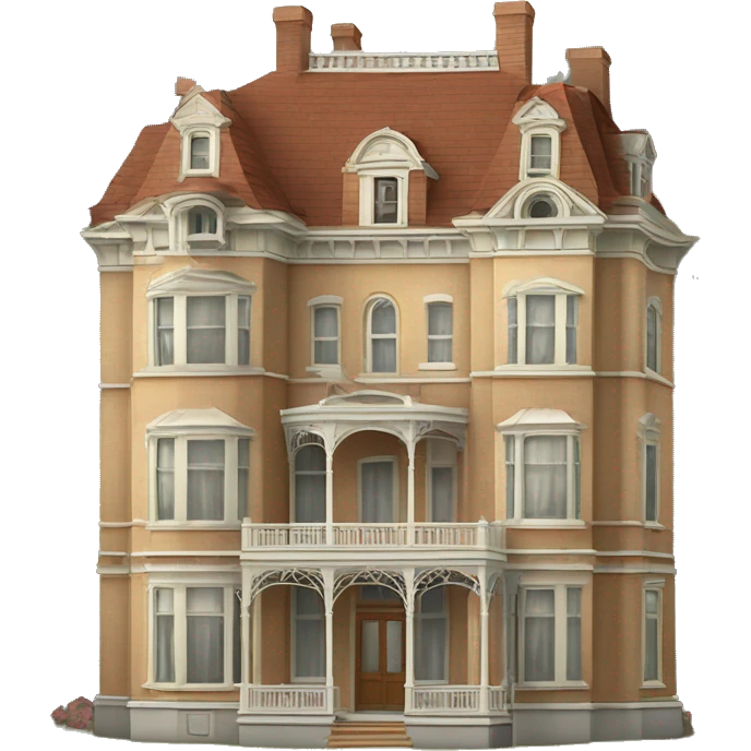 Exclusive pre-Victorian Mansion hotel bird’s house emoji