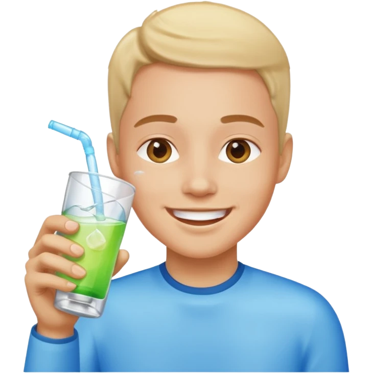 drinking fluids emoji
