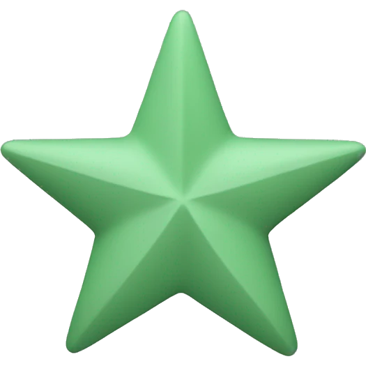 sage green star emoji