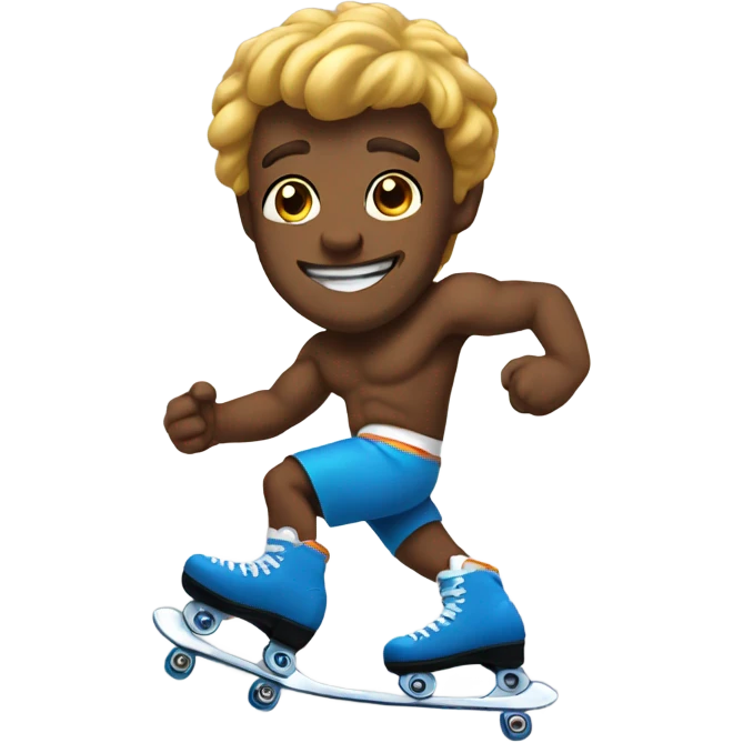 God on skates emoji