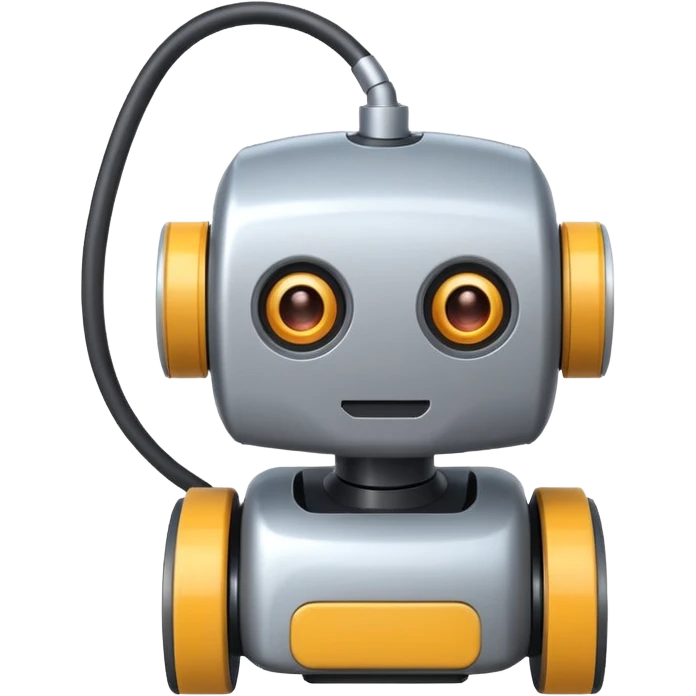 cleaning robot emoji