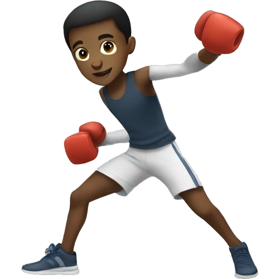 black boy training  emoji