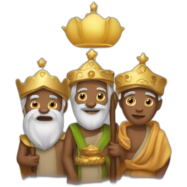 three wise men emoji