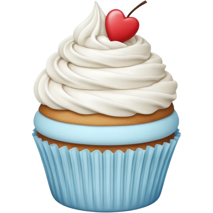 Porcelain cupcake emoji