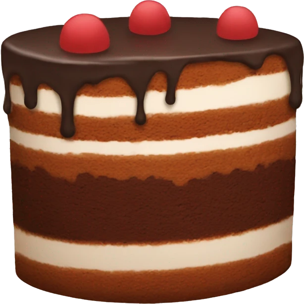 Brown cake emoji