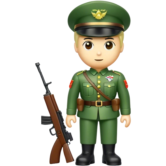 TOY army SOLDIER emoji