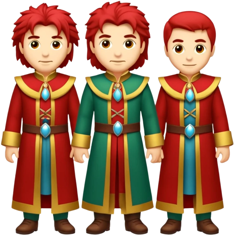 Güneş gözlüklü pantolonlu sarı kırmızı tişörtlü yeşil gözlü mavi saçlı aslan emoji