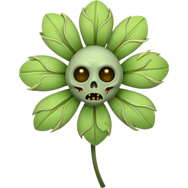 zombie flower emoji